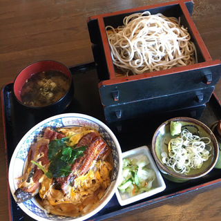 うな玉丼セット(味奈登庵 都筑佐江戸店)