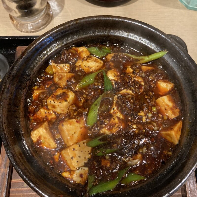 四川麻婆豆腐定食(花梨麻婆飯店 あびこ店)