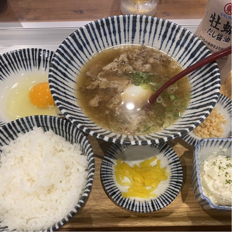 肉吸い定食(大衆食堂 安べゑ JR高槻駅前店)