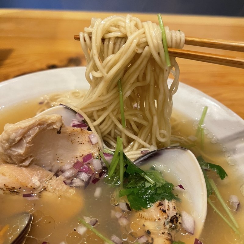 はまぐりの特製潮soba(大塚　みや穂 （【旧店名】和Ｄｉｎｉｎｇ　ななみや）)