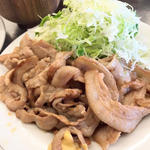 豚の生姜焼ライス(禄明軒 （ロクメイケン）)