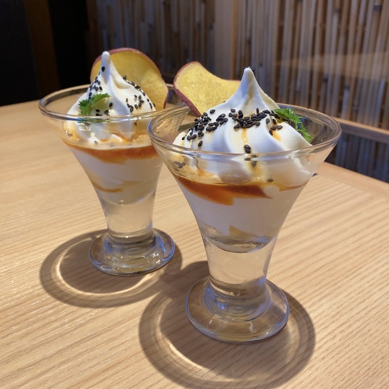 スイートポテトパフェ(最飛び飛騨牛 しゃぶすき家 馬喰一代 名古屋WEST)