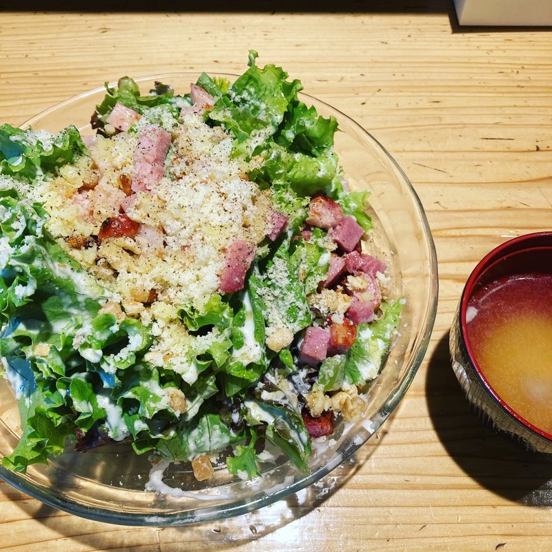 シーザーサラダランチ(RISE＆WIN Brewing Co．KAMIKATZ TAPROOM)