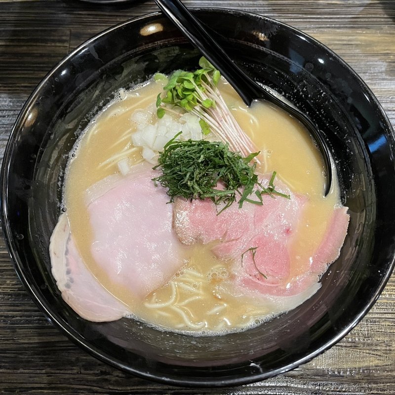 真鯛白湯そば　温(魚々麺 園)
