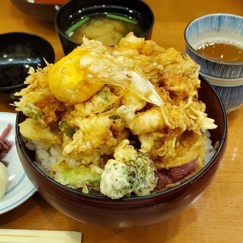 平日限定ランチかき揚げ丼(銀座 天ぷら 阿部 )
