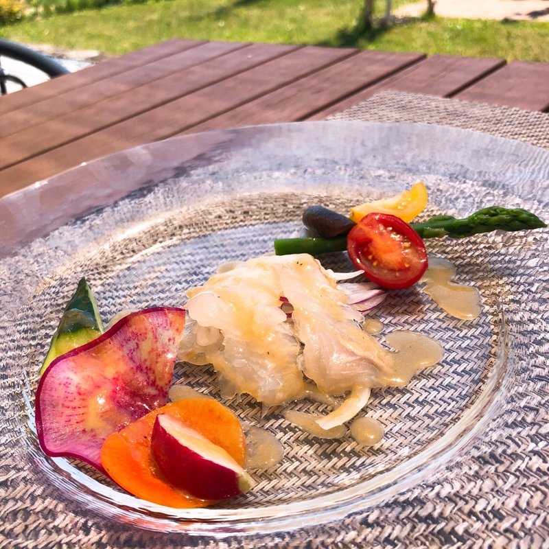 まぞいの　カルパッチョ(Chirai レストラン＆Cafe)