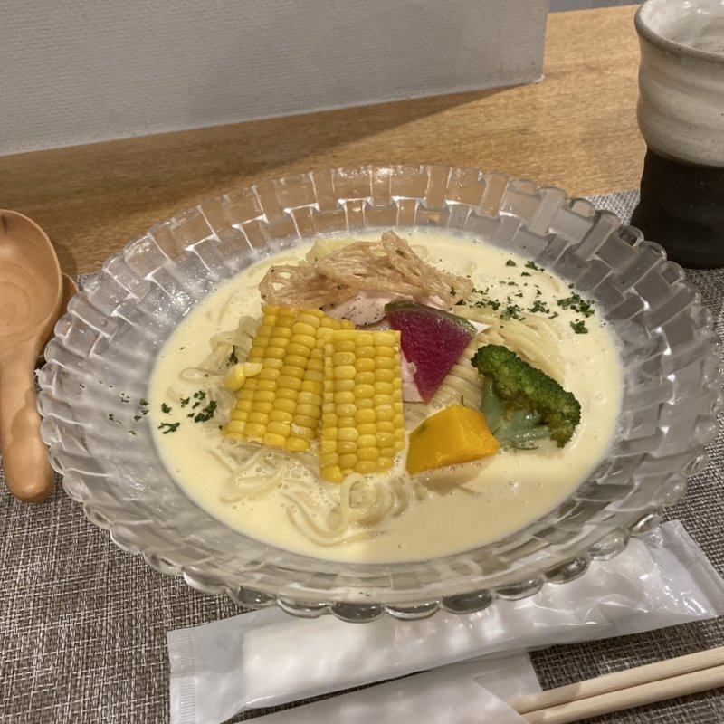 冷やしコーンスープ(麦×鶏)