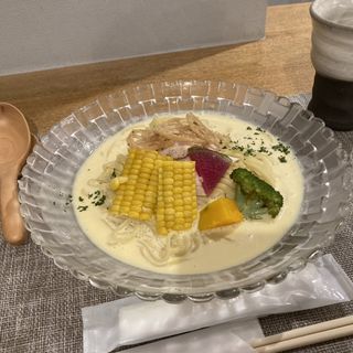 冷やしコーンスープ(麦×鶏)