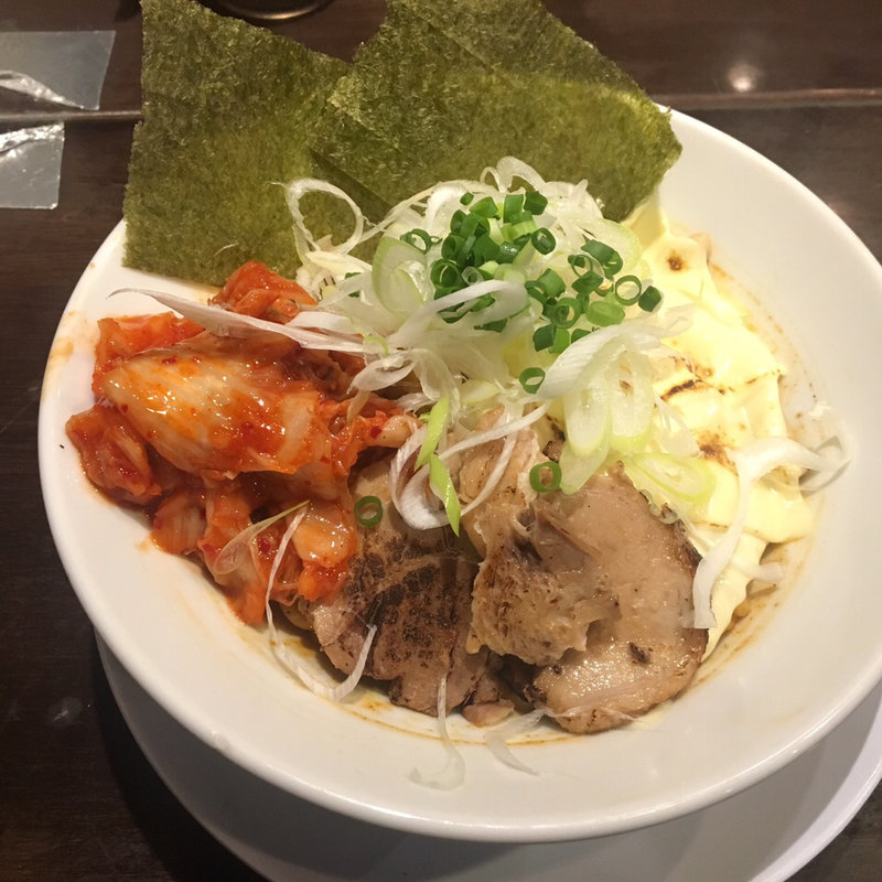 キムチーズ油そば (限定)(千極煮干 （センゴクニボシ）)