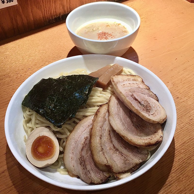 名古屋コーチンの焼豚つけそば(2021) 大盛(麺家 喜多楽 （めんや きたら）)