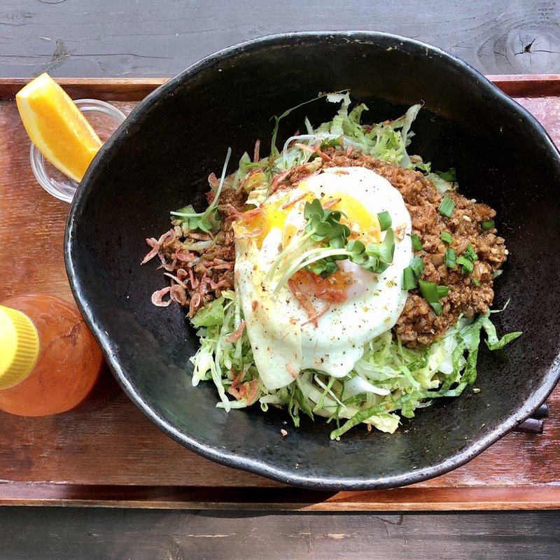 スパイシーえびみそ肉まぜそば(Ryan02)