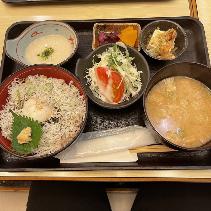 しらす定食(銀座ごだいご)