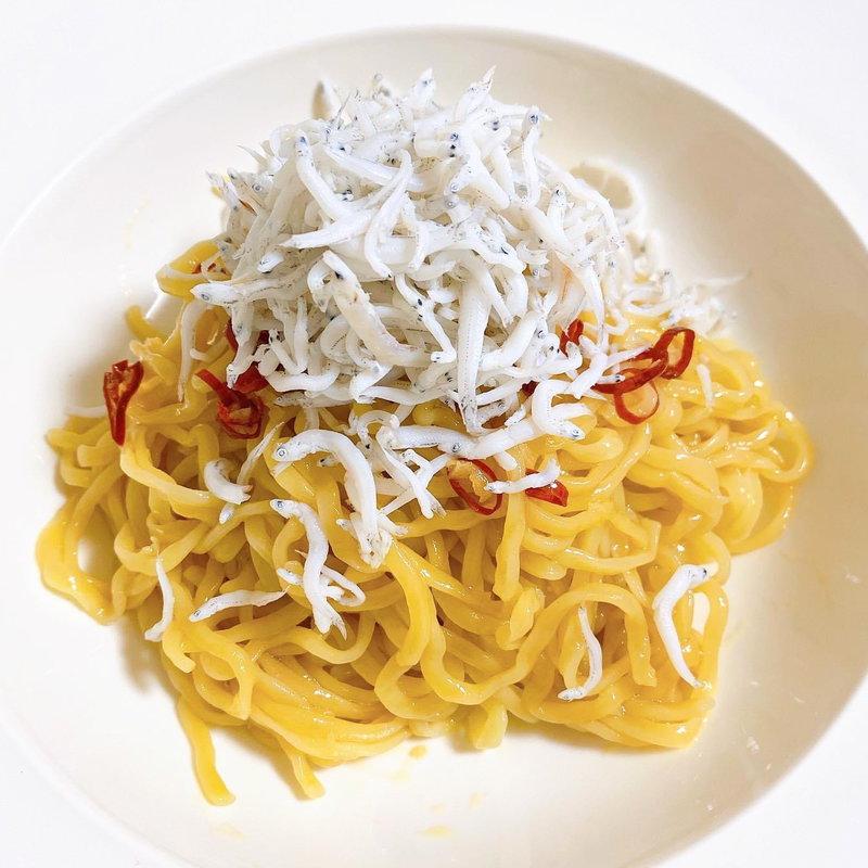 しらすたっぷりペペロンチーノひやちゅう(冷やし中華専門店 HiyaChu)