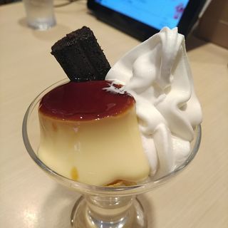 喫茶店のプリン　ソフトクリーム&ブラウニー(ガスト 水沢店 )