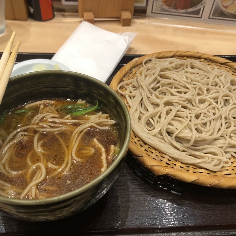 大辛 豚つけ(ソバキチ 池袋東武店)