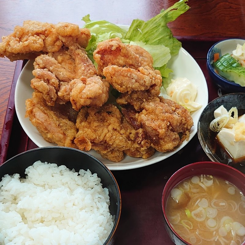 唐揚げ定食(ふじや支店 )