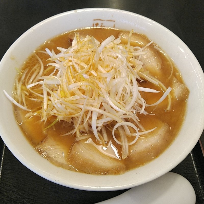 味噌味のねぎ焼豚ラーメン(会津喜多方ラーメン坂内 小法師 水沢店 （あいづきたかたらーめんばんない こぼし）)