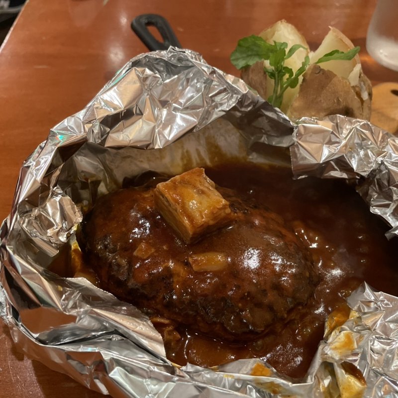 包みハンバーグ(アンティカフェ （ANTE CAFE）)