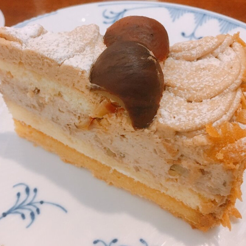 渋皮モンブラン(ドリンク付き)(椿屋カフェ キラリナ京王吉祥寺店)