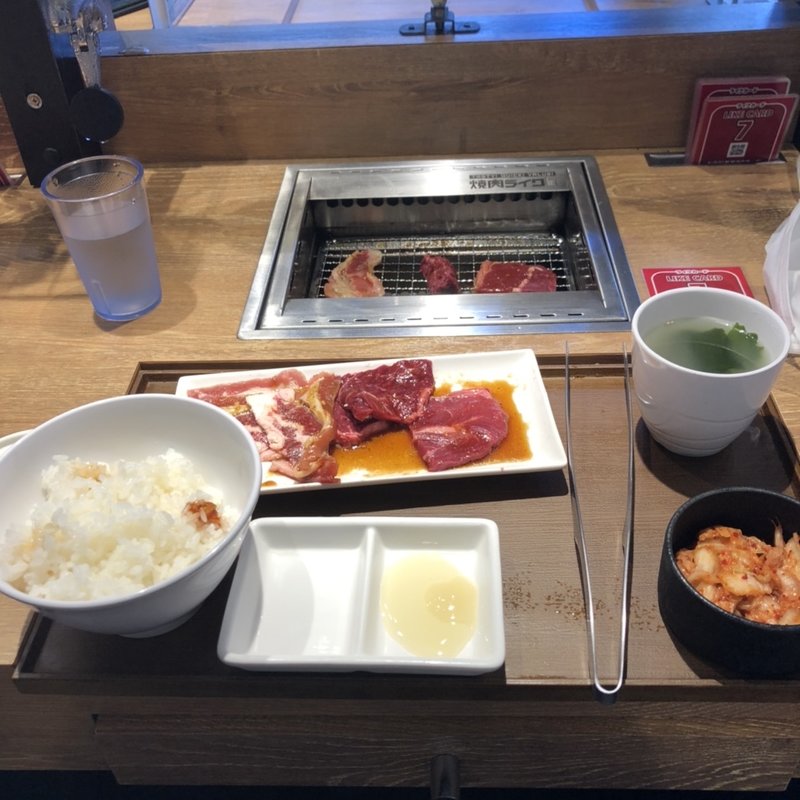 みすじ　ハラミ　バラカルビ　セット(焼肉ライク 八王子店)