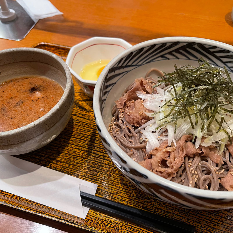 牛肉そば(おらが蕎麦 名古屋栄ガスビル店)