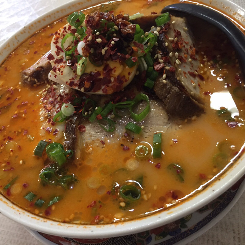 辛いチャーシュー麺(のぎく )