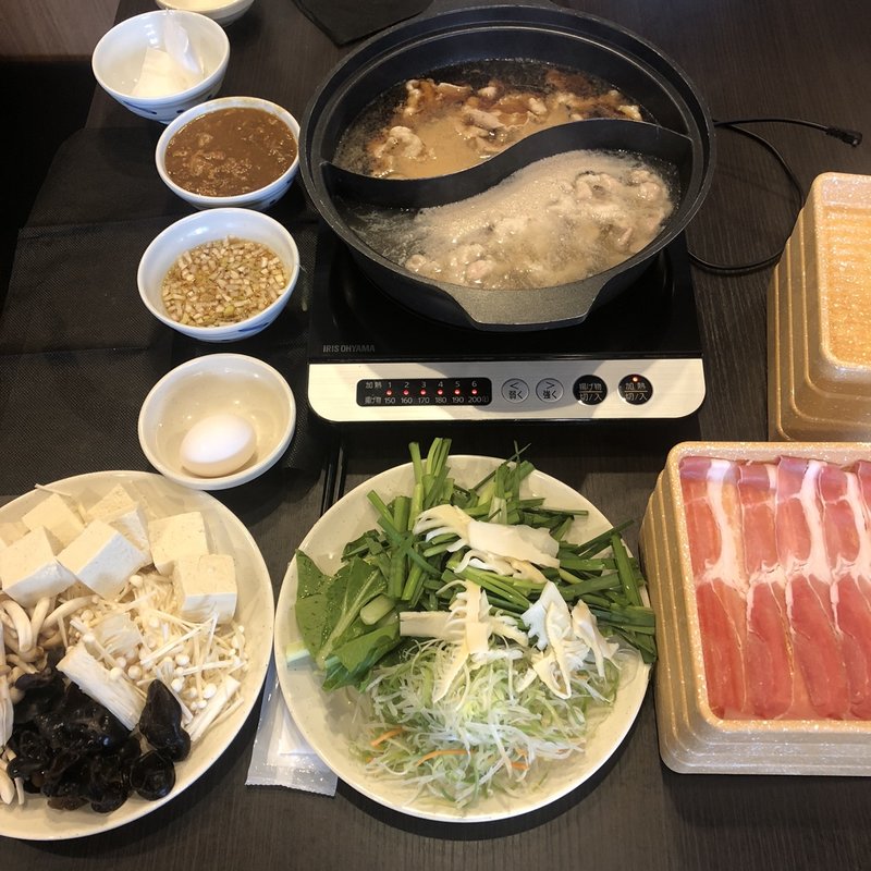 三元豚バラ肉食べ放題(しゃぶ葉庄内通店)