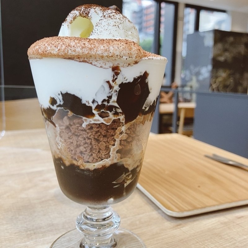 珈琲屋のゼリーパフェ(takada coffee )