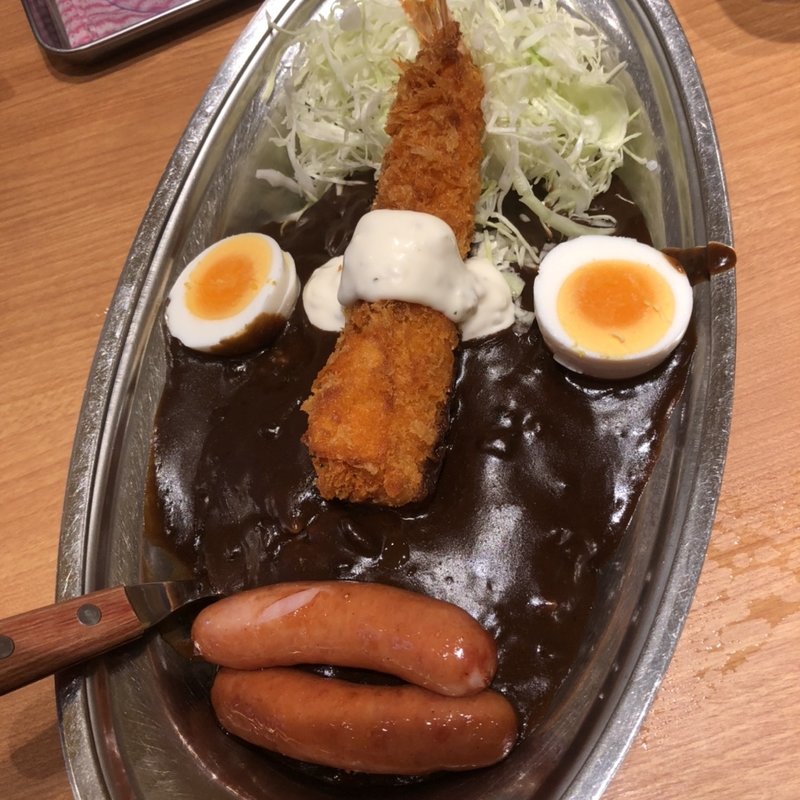 大人のゴリえもん (中盛)(ゴーゴーカレー 堺東スタジアム)