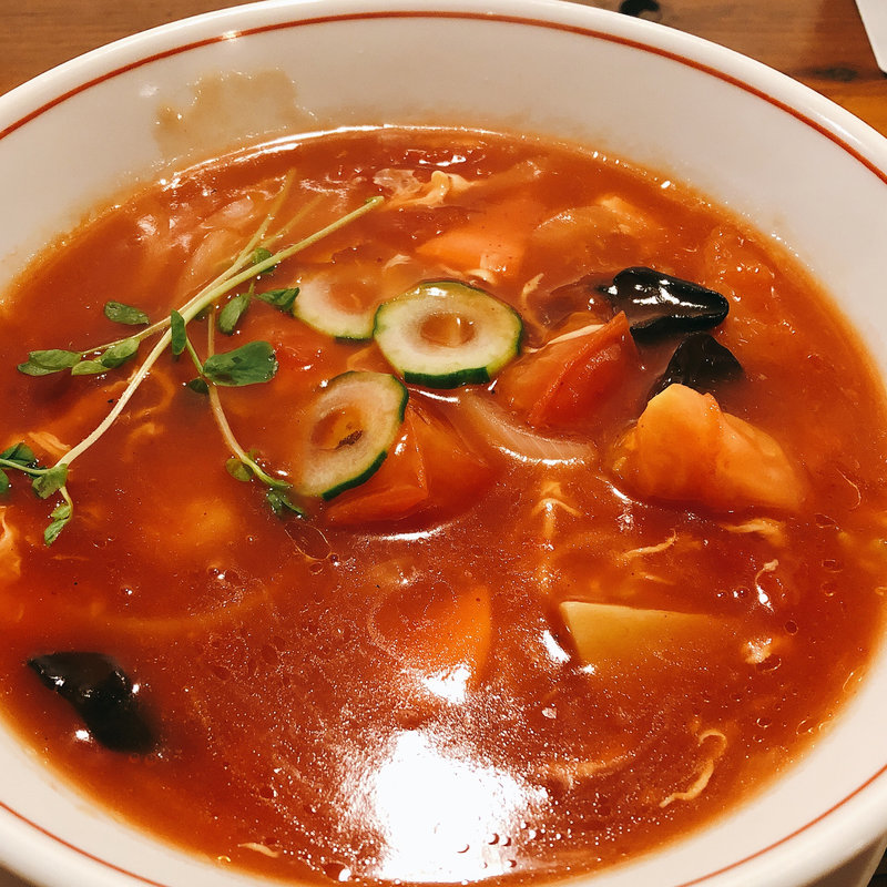 トマトラーメン(天天菜館 （テンテンサイカン）)
