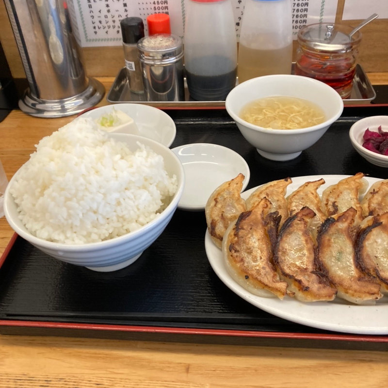 餃子定食(餃子工房ゆうき屋)