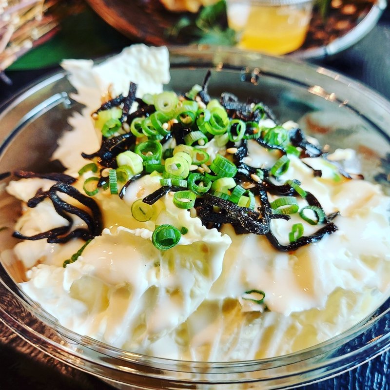 白菜サラダ(玄品 法善寺 総本店 ふぐ・うなぎ・かに料理)