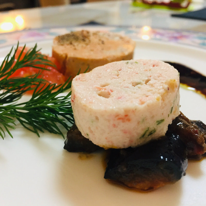 出水産白海老のムース(Kitchenピエロ)