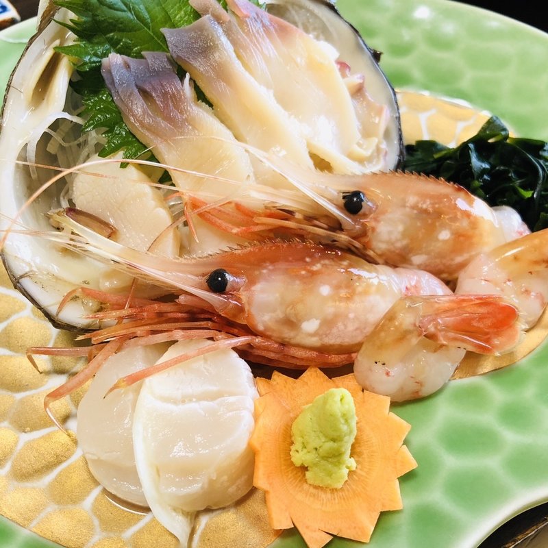 お刺身盛り合わせ(いわない温泉 高島旅館)