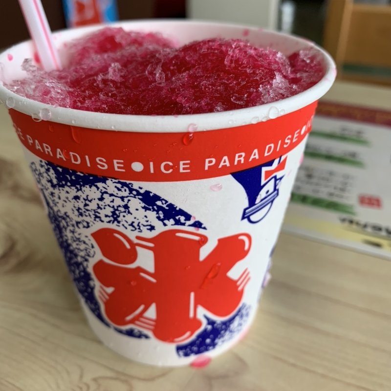 かき氷　いちご(竜舞食堂 （たつまいしょくどう）)
