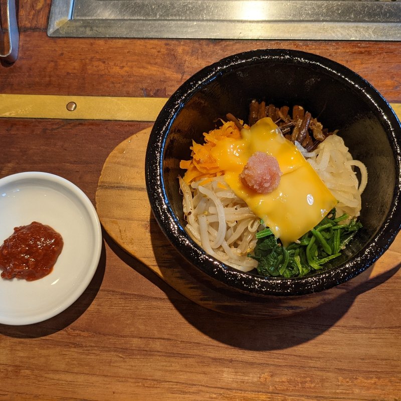 石焼ビビンバ明太チーズミニ(ぴょんぴょん舎 都南店 （ピョンピョンシャ）)