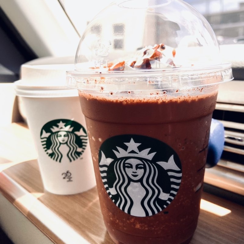 ダークモカチップフラペチーノ Tall(スターバックス 上田中央店)