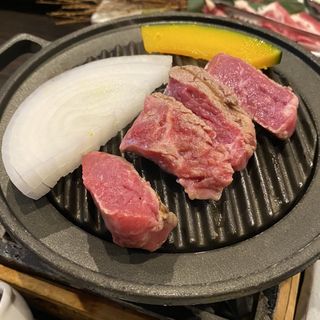 サーロインステーキと鰻の釜めしセット(かごの屋 塚口店 )