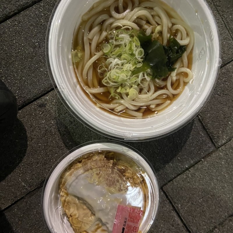 ミニ海老カツ丼セット(名代 富士そば 新橋店 )