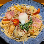 豚肉と夏野菜のパスタ(洋麺屋五右衛門 名古屋栄店)