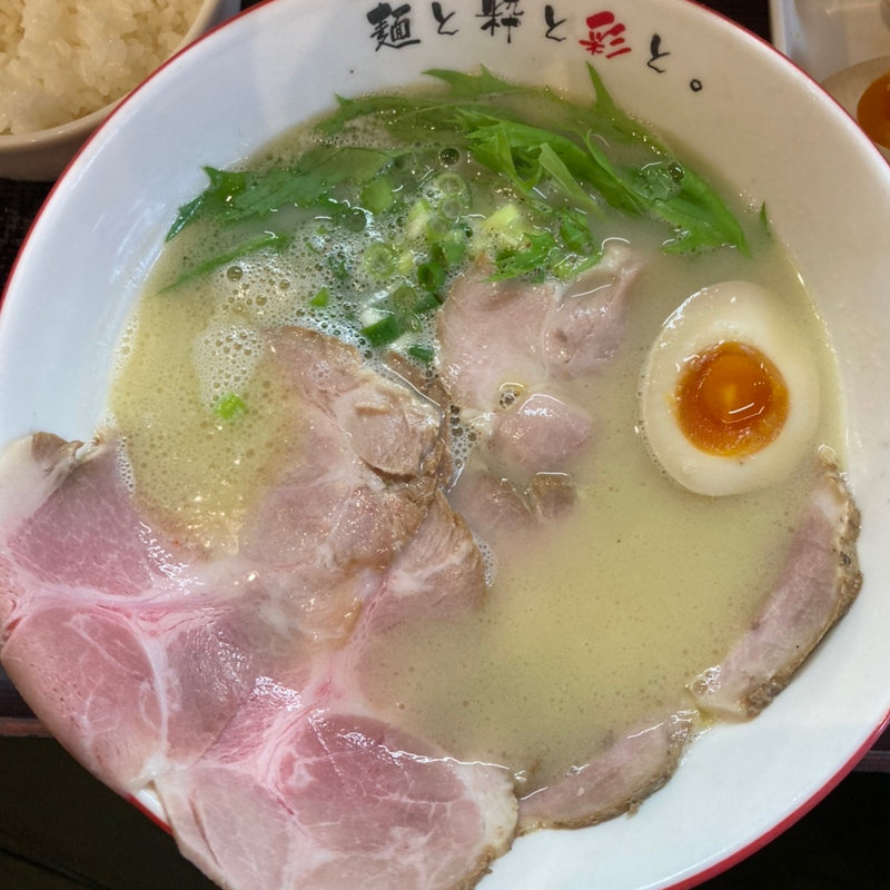 白鶏塩らーめん　チャーシュー増し(麺屋 彩々)