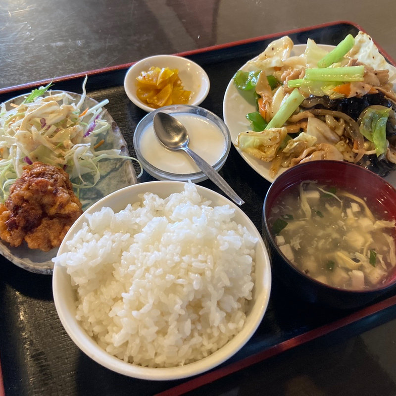 豚肉黒胡椒炒め(楽楽一番)