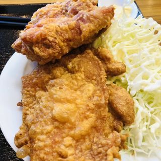 ジャンボザンギ定食ダブル (拉麺Shin. 厚別店)