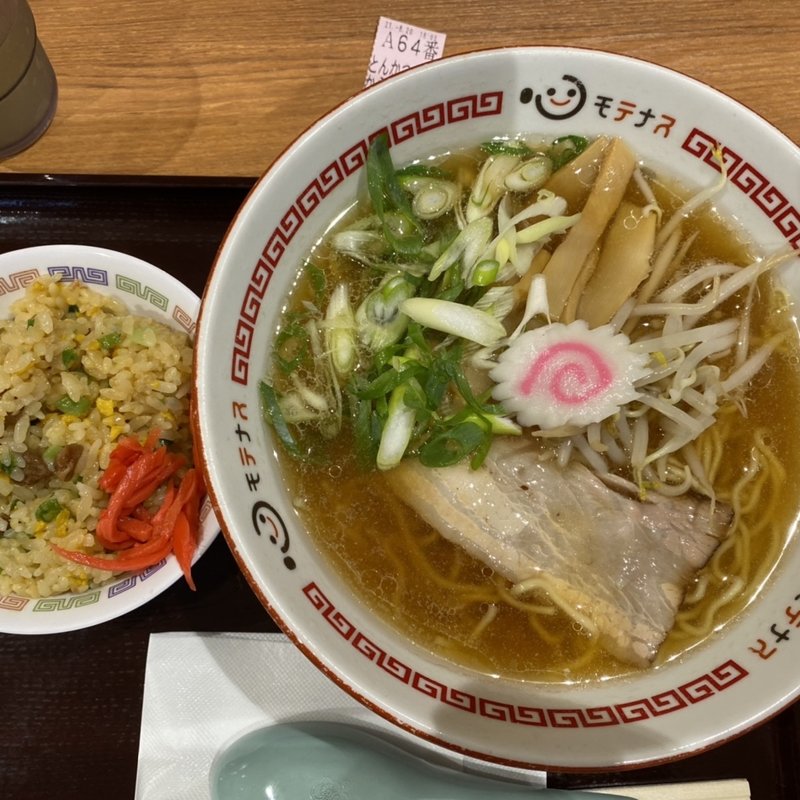 京小町醤油ラーメン　炒飯セット(桂川パーキングエリア（下り線）スナックコーナー )