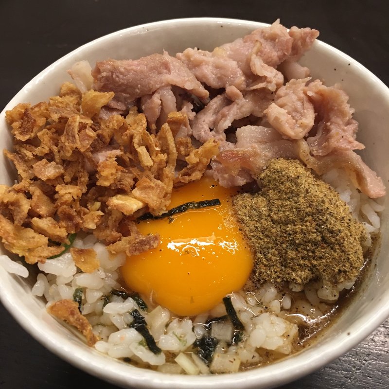 あご出汁の冷しつけ麺(限定つけ麺)(博多とんこつ 豚の足跡)
