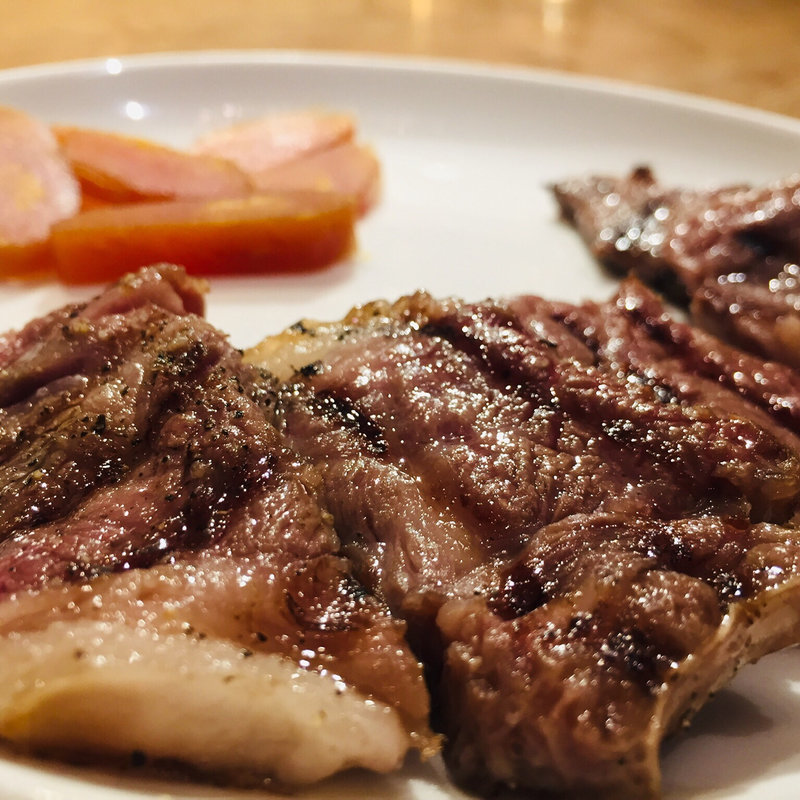 中山牛のランプステーキ(フランス厨房 旬彩 中央駅店 )