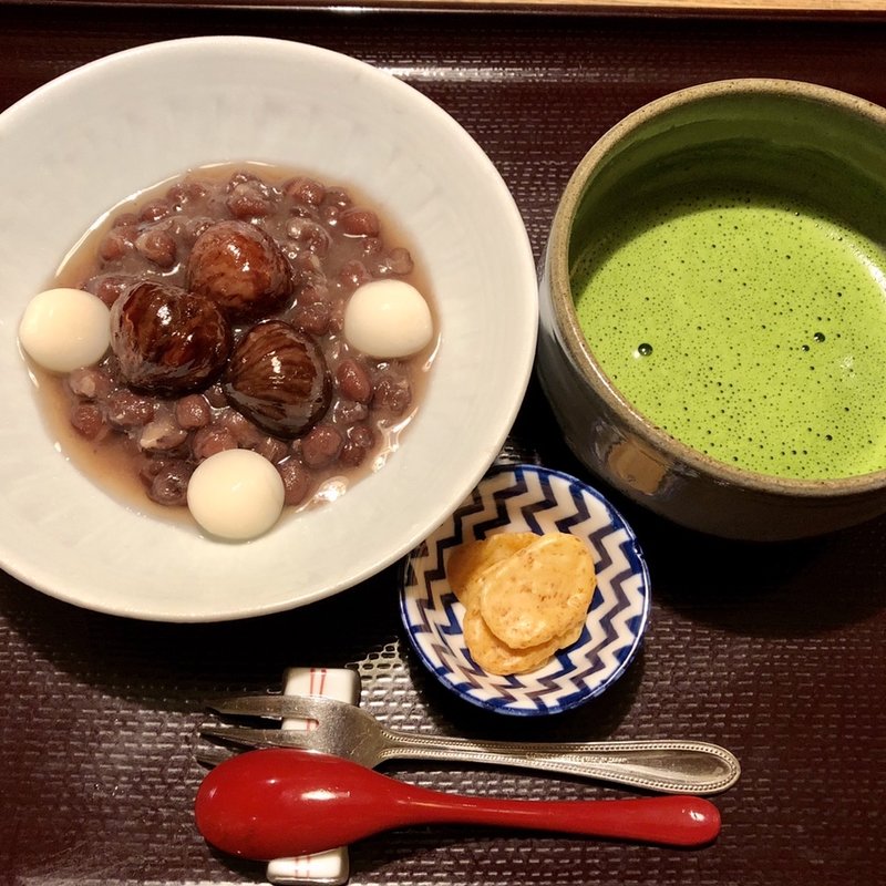 濃厚抹茶渋皮栗あずき(あまみや)