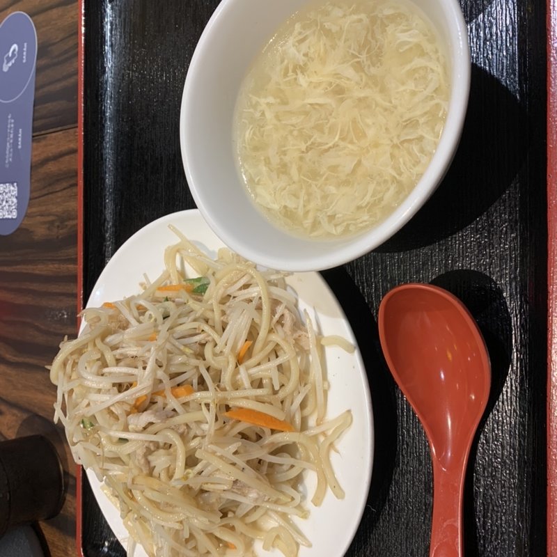 焼きそば定食(眠民)