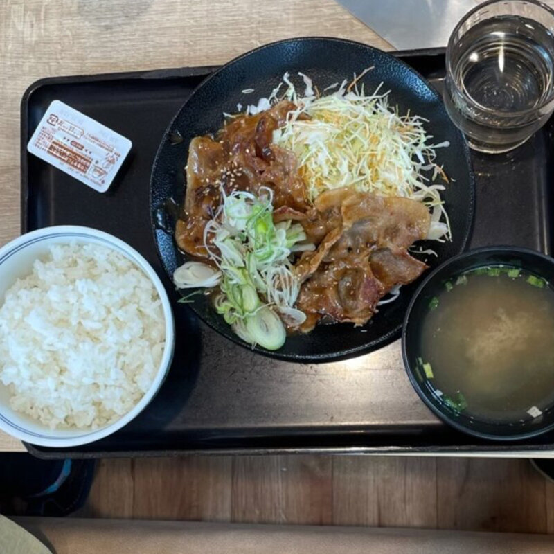 ニンニク味噌豚定食(並)(吉野家 環状２号線下永谷店)