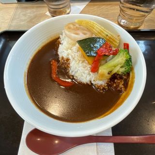 スパイシーカレー on野菜(並)(吉野家 環状２号線下永谷店)